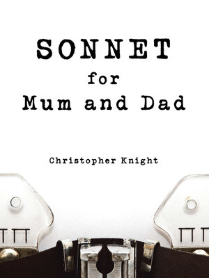 cover image of Sonnet for Mum and Dad